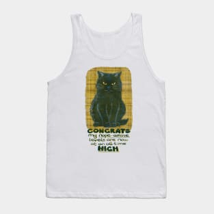 Angry Cat with High Nope-Amine Levels Tank Top